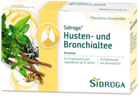 SIDROGA Husten- und Bronchialtee Filterbeutel