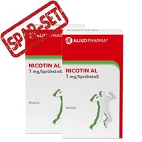 Nicotin AL 1 mg / Sprühstoß zur Rauchentwöhnung Sparset